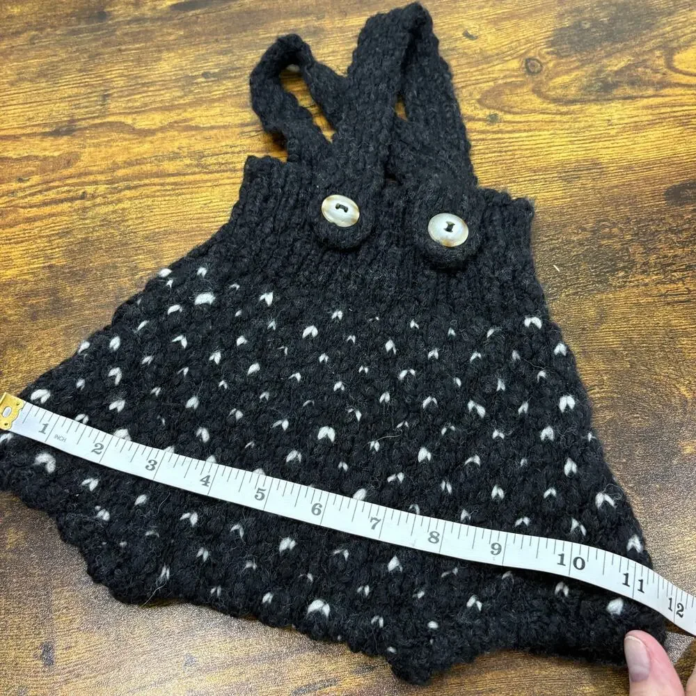 Buho Barcelona Knit Romper Size 6 Months Overalls Wool Blend Winter Classic‎
